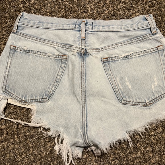 Agolde Parker Cut Off Shorts - Picture 4 of 5